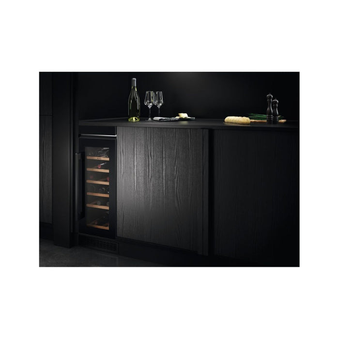 AEG AWS4020B5B B/U 30cm Wine Cabinet - Black Glass Image 3