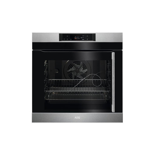 AEG BPK742L81M Side Opening LHH Single Pyrolytic Oven - St/Steel Image 1