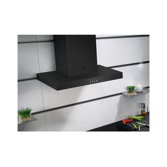 AEG DBX3951R Box Chimney Hood - Matt Black Image 8