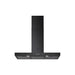 AEG DBX3951R Box Chimney Hood - Matt Black Image 1