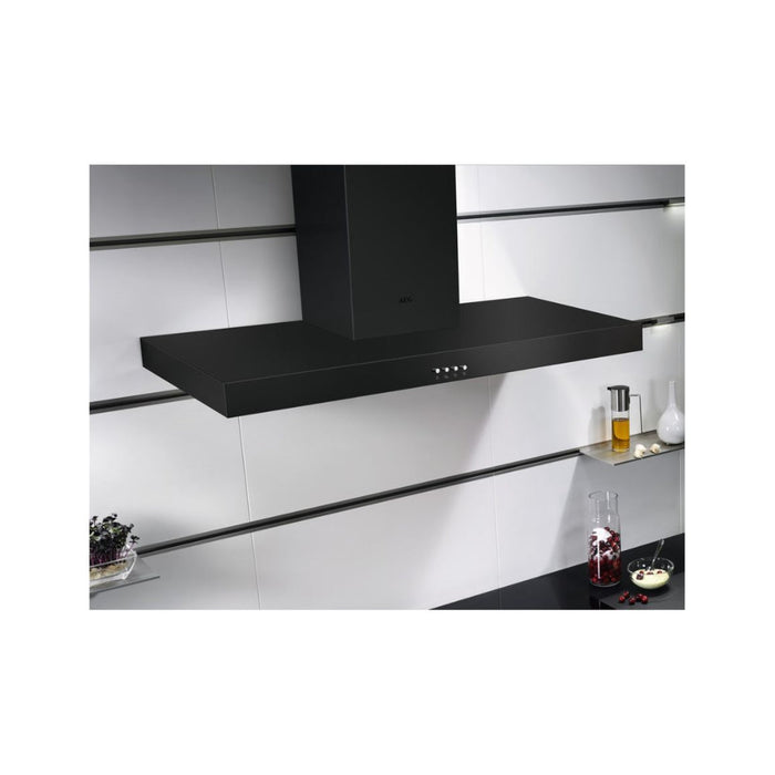AEG DBX3951R Box Chimney Hood - Matt Black Image 4