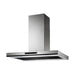 AEG DIK6180HG 100cm Island Hood - Black Glass & St/Steel Image 1
