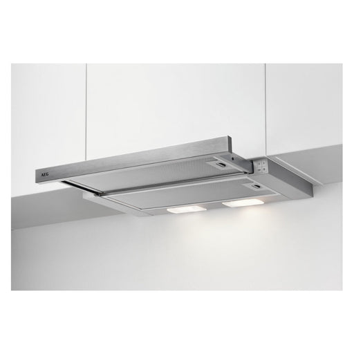 AEG DPB3632S 60cm Telescopic Hood - Silver Image 1