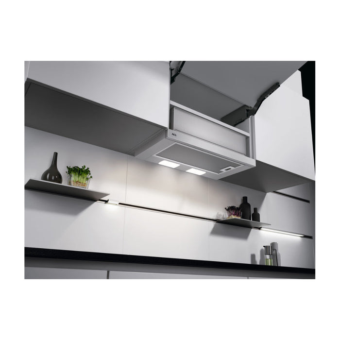 AEG DPB3632S 60cm Telescopic Hood - Silver Image 3