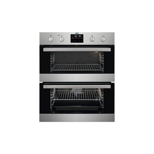 AEG DUB535060M Built Under Double Electric Oven - St/Steel Image 1