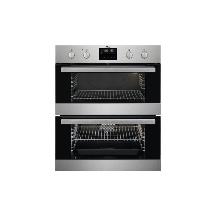AEG DUB535060M Built Under Double Electric Oven - St/Steel Image 1