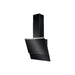 AEG DVB5560B 55cm Angled Chimney Hood - Black Glass Image 1