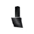 AEG DVB5560B 55cm Angled Chimney Hood - Black Glass Image 1