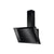 AEG DVK6981HB 90cm Vertical Chimney Hood - Matt Black & Black Glass Image 1