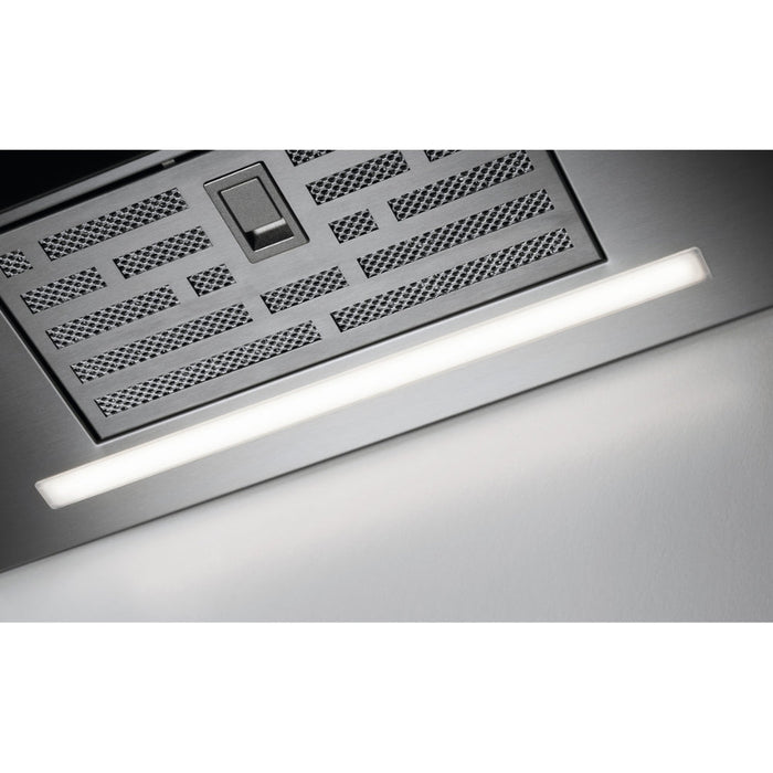 AEG DVK6981HB 90cm Vertical Chimney Hood - Matt Black & Black Glass Image 4