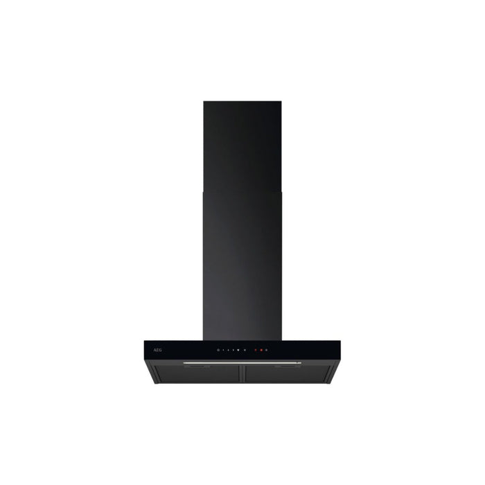 AEG GB67D61HB 60cm Box Chimney Hood - Black Image 1