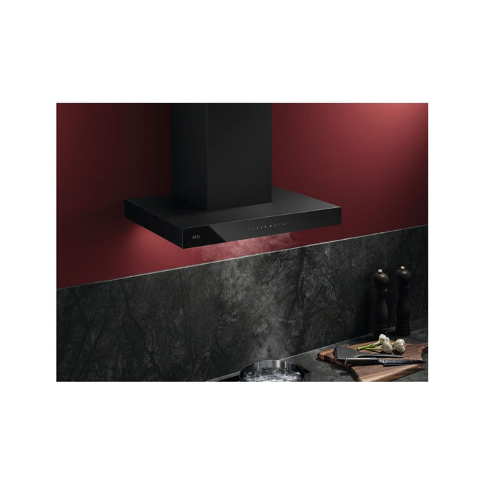 AEG GB67D61HB 60cm Box Chimney Hood - Black Image 2