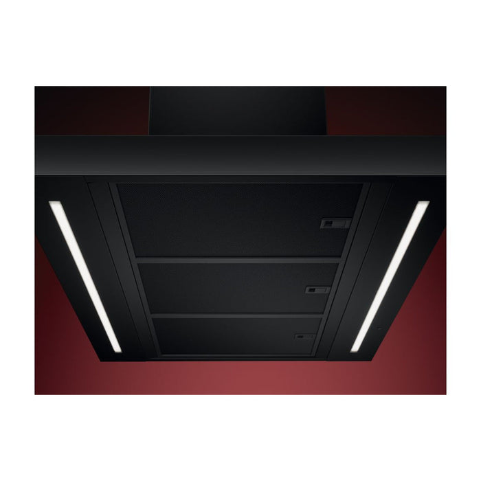 AEG GI87D91CB 90cm Box Island Hood - Black Image 5