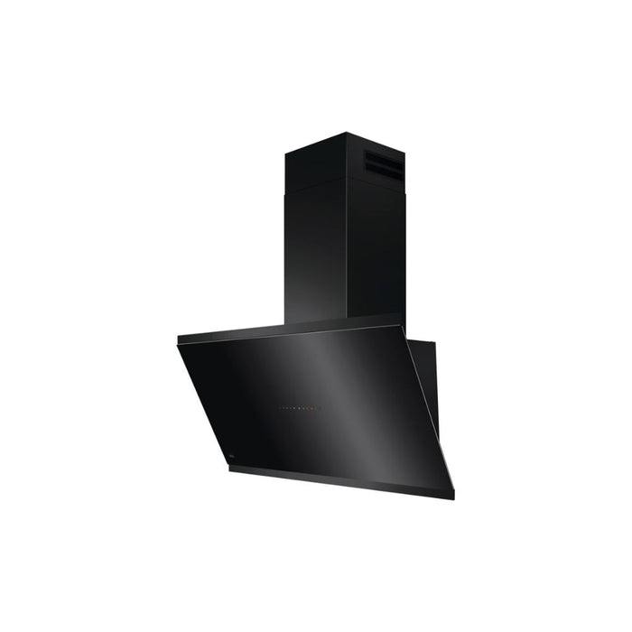 AEG GV77D61SB Angled Chimney Hood - Black