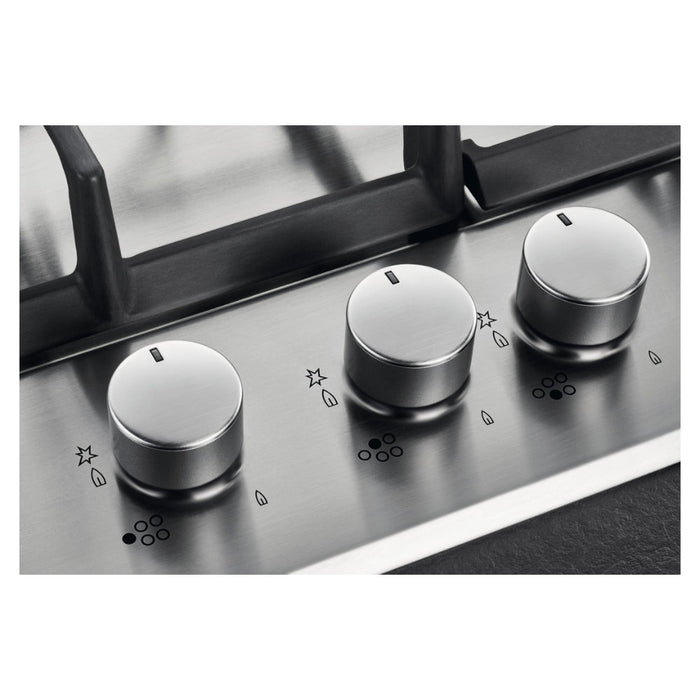 AEG HGB64200SM 60cm Gas Hob - St/Steel Image 3