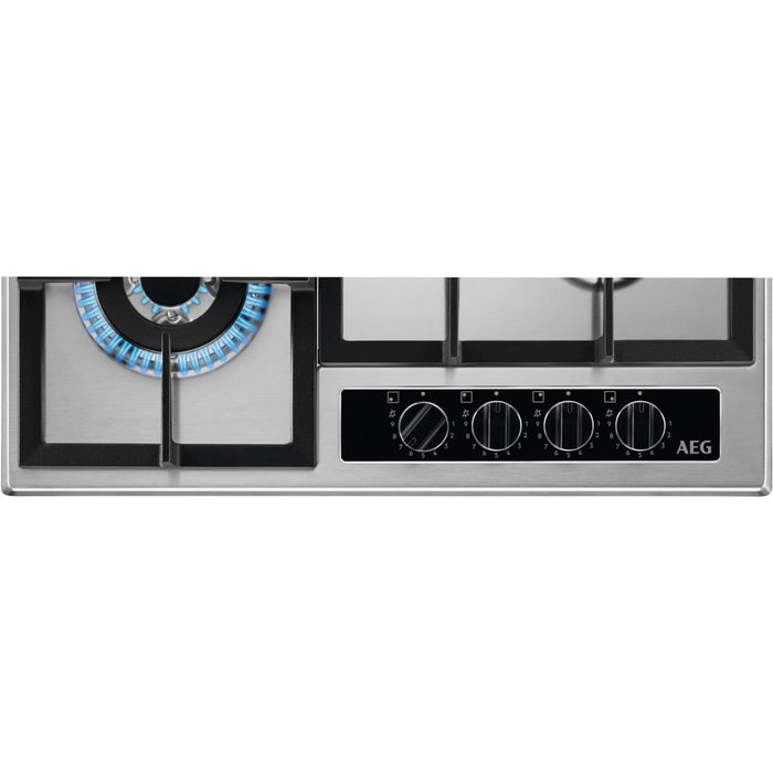 AEG HGB64420YM 60cm Gas Hob - St/Steel Image 2