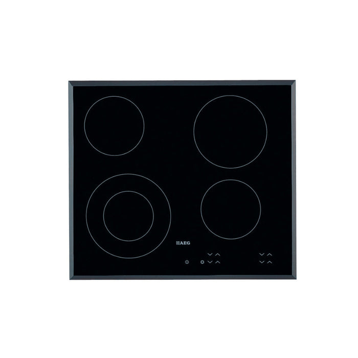 AEG HK624010FB 60cm Ceramic Hob - Black Image 1
