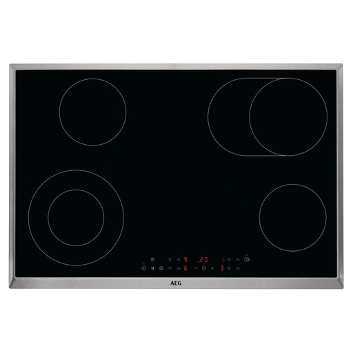 AEG HK834060XB 80cm Ceramic Hob - Black Image 1