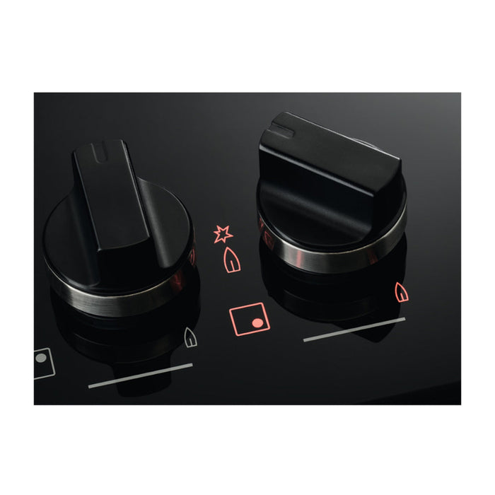 AEG HKB64450NB 60cm Gas on Glass Hob - Black Image 2