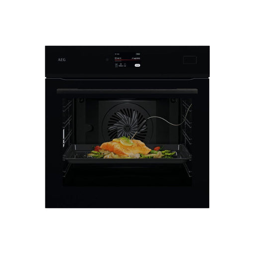 AEG NBB8S731AB Single Electric Oven w/Steam - Black Image 1