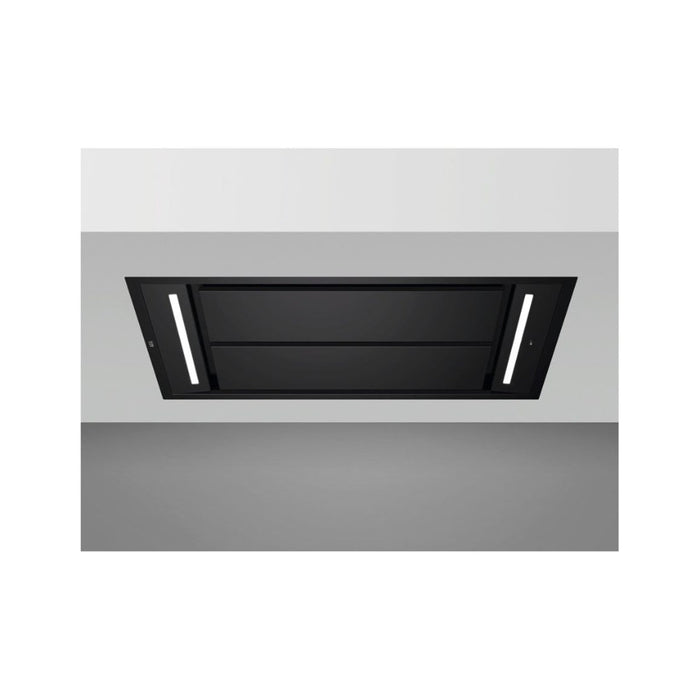 AEG NDC7791SB 90cm Ceiling Hood - Matt Black Image 1