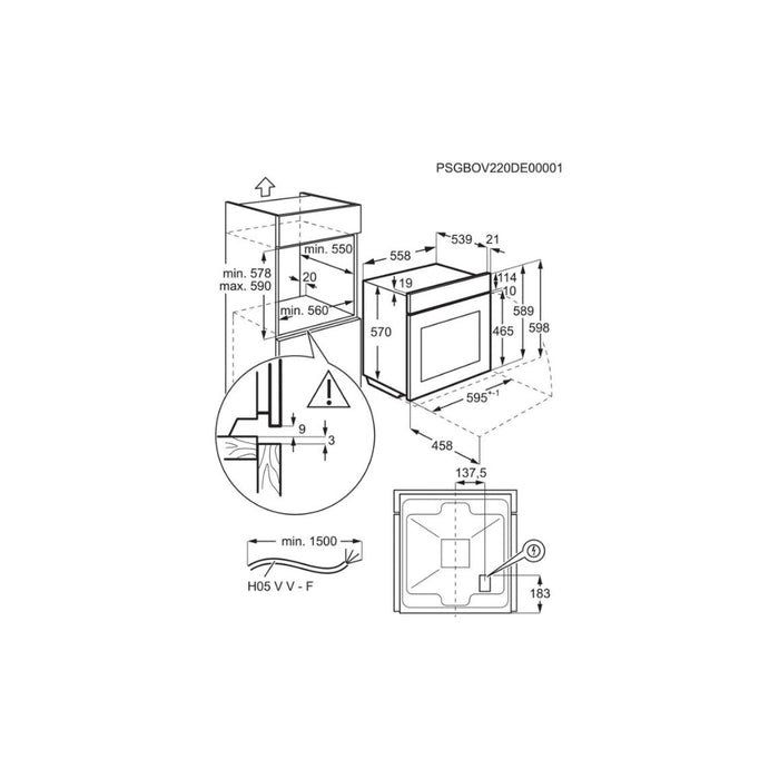 AEG OU5AB20CM Single Electric Oven - St/Steel Image 7