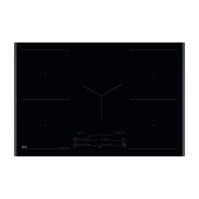 AEG TK85IM00FB 80cm MultipleBridge Induction Hob - Black Image 1