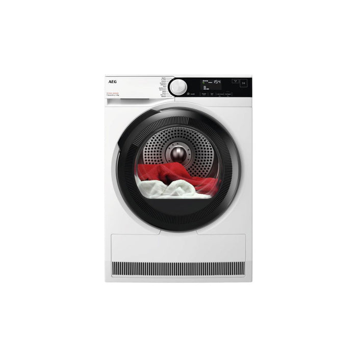AEG TR739G4B F/S 9kg Heat Pump Condenser Dryer - White Image 1