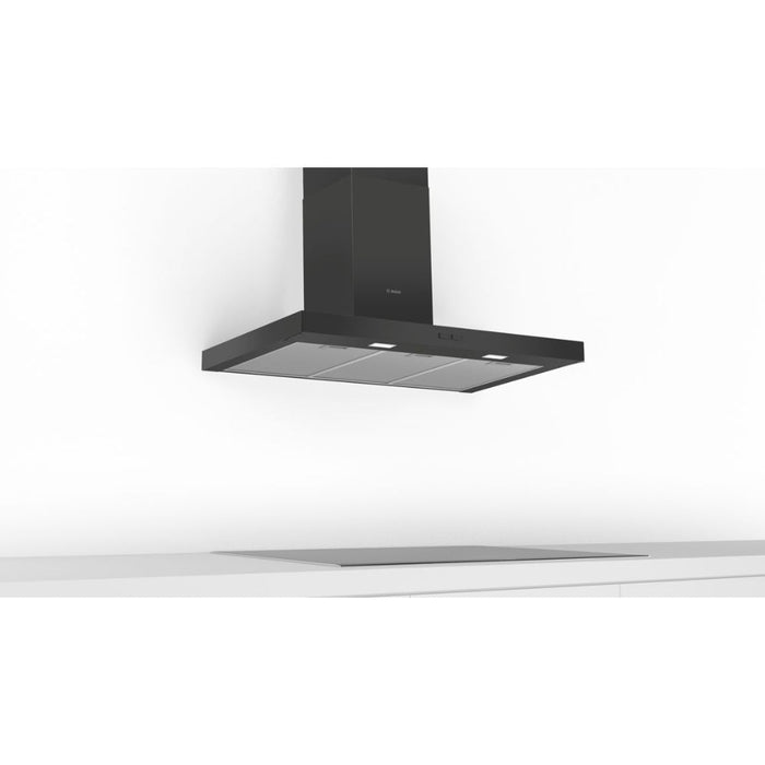 Bosch Series 2 DWB96BC60B T-Shape Box Chimney Hood - Black Image 5