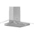 Bosch Series 2 DWG94BC50B Flat Glass Chimney Hood - Brushed Steel Image 1