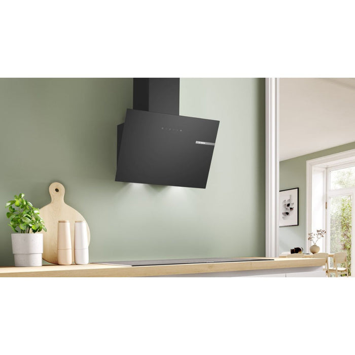 Bosch Series 2 DWK85DK60B Chimney Hood - Black Glass Image 7