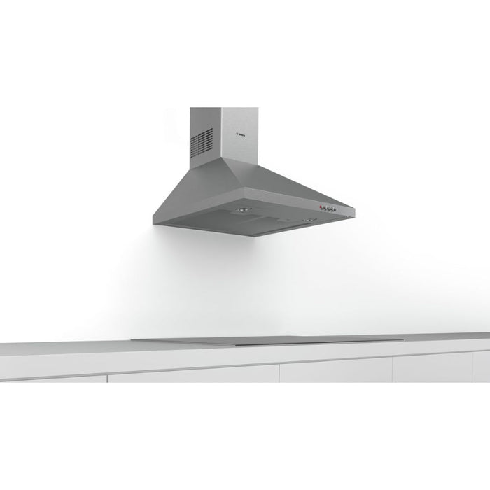 Bosch Series 2 DWP64CC50M 60cm Pyramid Chimney Hood - St/Steel Image 2