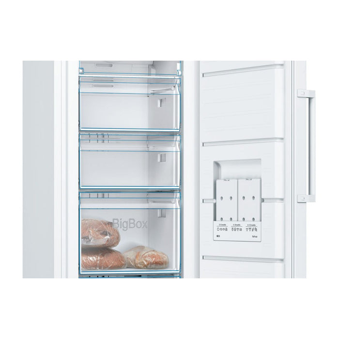 Bosch Series 2 GSN29VWEVG F/S NoFrost Tall Freezer - White Image 4