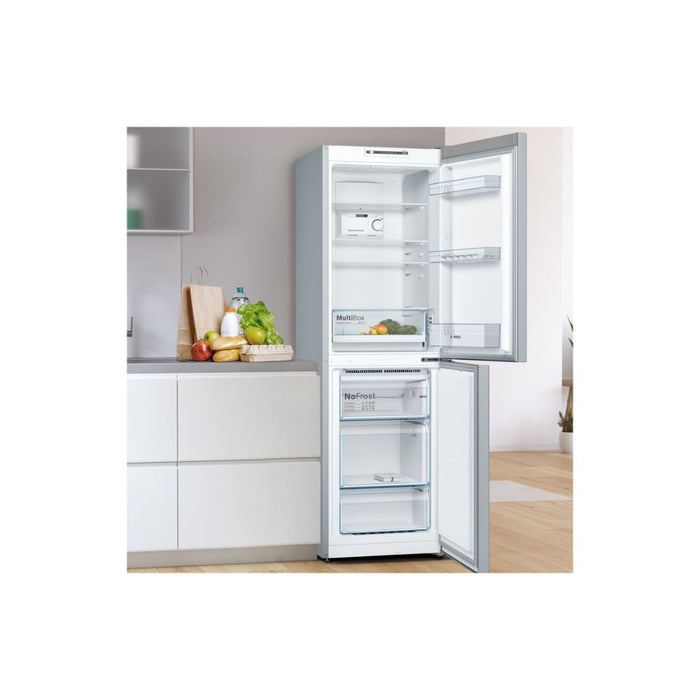 Bosch Series 2 KGN34NLEAG F/S No Frost 50/50 Fridge Freezer - St/Steel Image 8