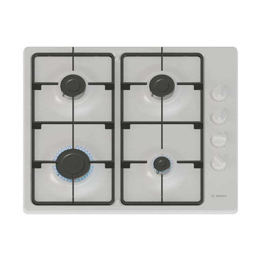 Bosch Series 2 PBP6B2K60 60cm Gas Hob - White Image 1