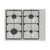 Bosch Series 2 PBP6B2K60 60cm Gas Hob - White Image 1