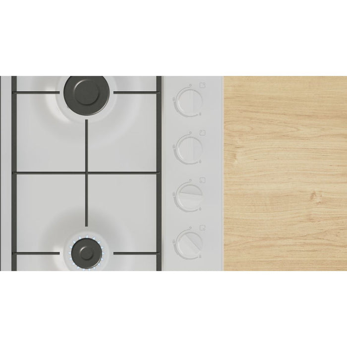 Bosch Series 2 PBP6B2K60 60cm Gas Hob - White Image 2