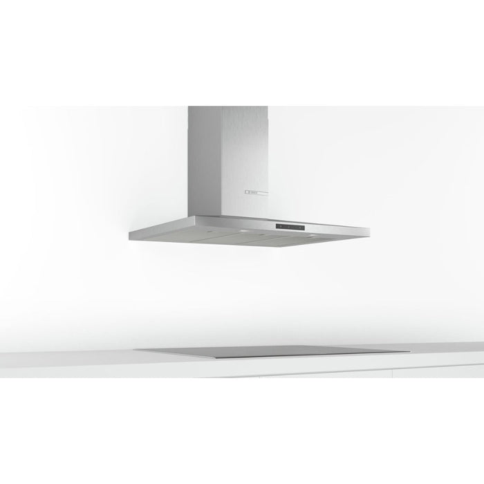 Bosch Series 4 DWQ66DM50B Slim Pyramid Chimney Hood - Brushed Steel Image 5