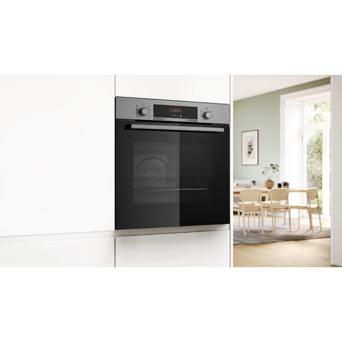Bosch Series 4 HQA574BS3B Single Pyrolytic Oven w/Added Steam Image 6
