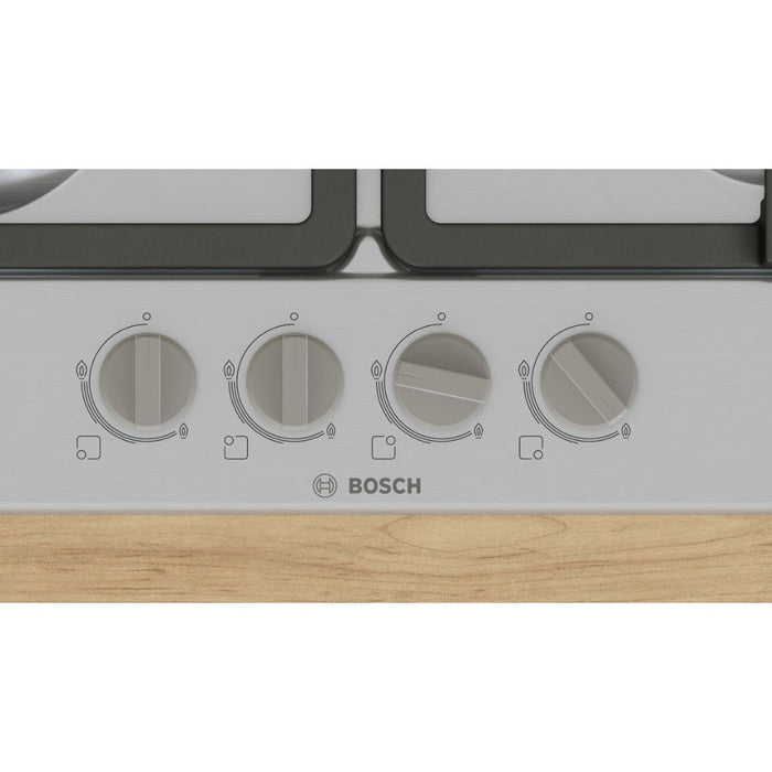 Bosch Series 4 PGP6B5K90 60cm Gas Hob - St/Steel Image 2