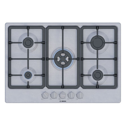 Bosch Series 4 PGQ7B5K90 75cm Gas Hob - St/Steel Image 1