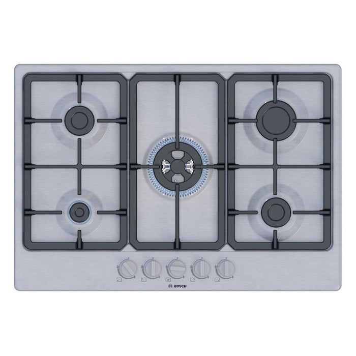 Bosch Series 4 PGQ7B5K90 75cm Gas Hob - St/Steel Image 1