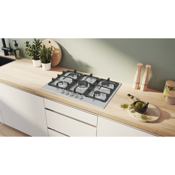 Bosch Series 4 PGQ7B5K90 75cm Gas Hob - St/Steel Image 5