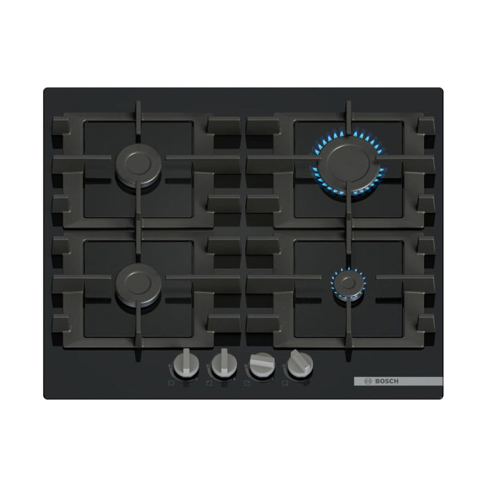 Bosch Series 4 PNP6B6K40 60cm Gas on Glass Hob - Black Image 1