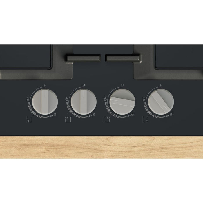 Bosch Series 4 PNP6B6K40 60cm Gas on Glass Hob - Black Image 2