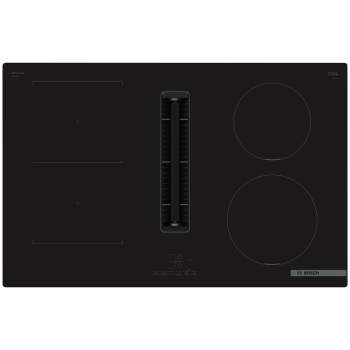 Bosch Series 4 PVS811B16E Venting Induction Hob - Black Glass