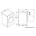 Bosch Series 4 WAN28258GB F/S 8kg 1400rpm Washing Machine - White Image 10
