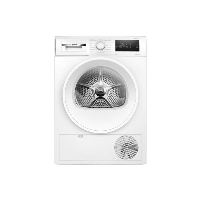 Bosch Series 4 WTH85225GB F/S 8kg Heat Pump Condenser Dryer - White Image 1