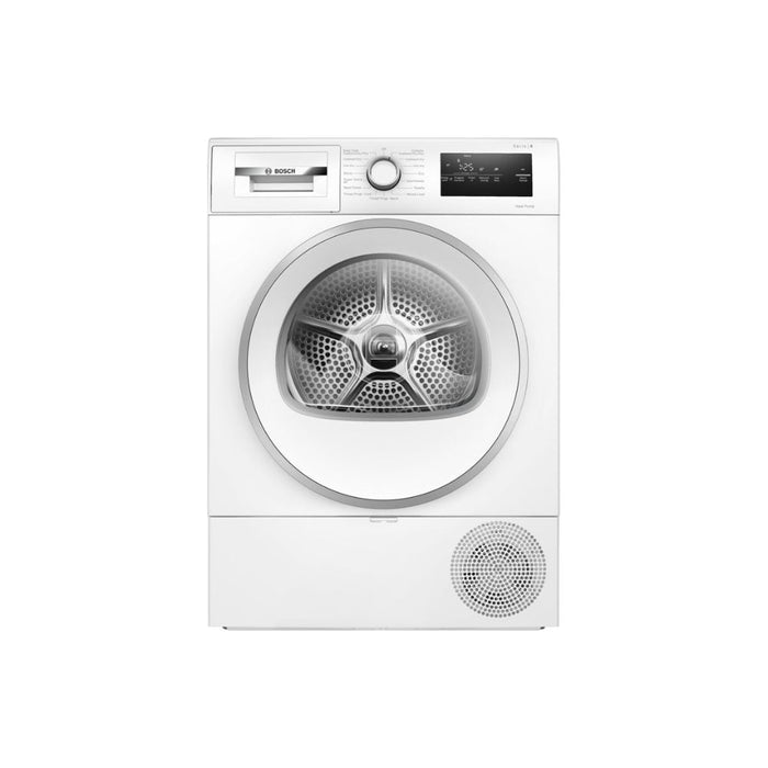Bosch Series 4 WTH85226GB F/S 8kg Heat Pump Condenser Dryer - White Image 1