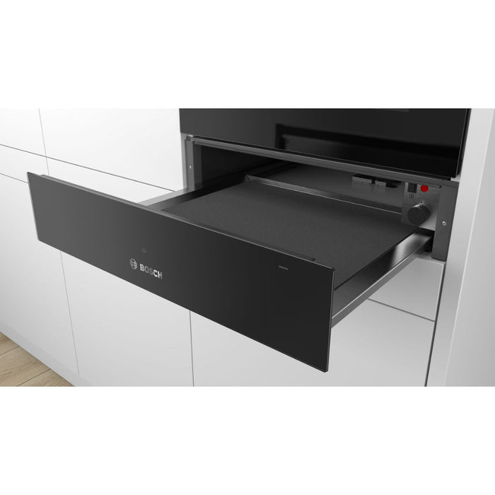 Bosch Series 6 BIC510NB0 14cm Warming Drawer - Black Image 2